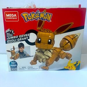 Jumbo Eevee MEGA Construx GMD34 Pokemon 830 PCS Building Set - new